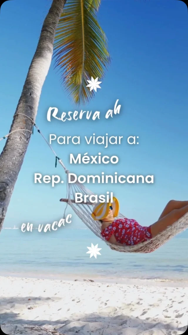 Desconectá del invierno en las mejores playas del caribe 🫶🏼☀️